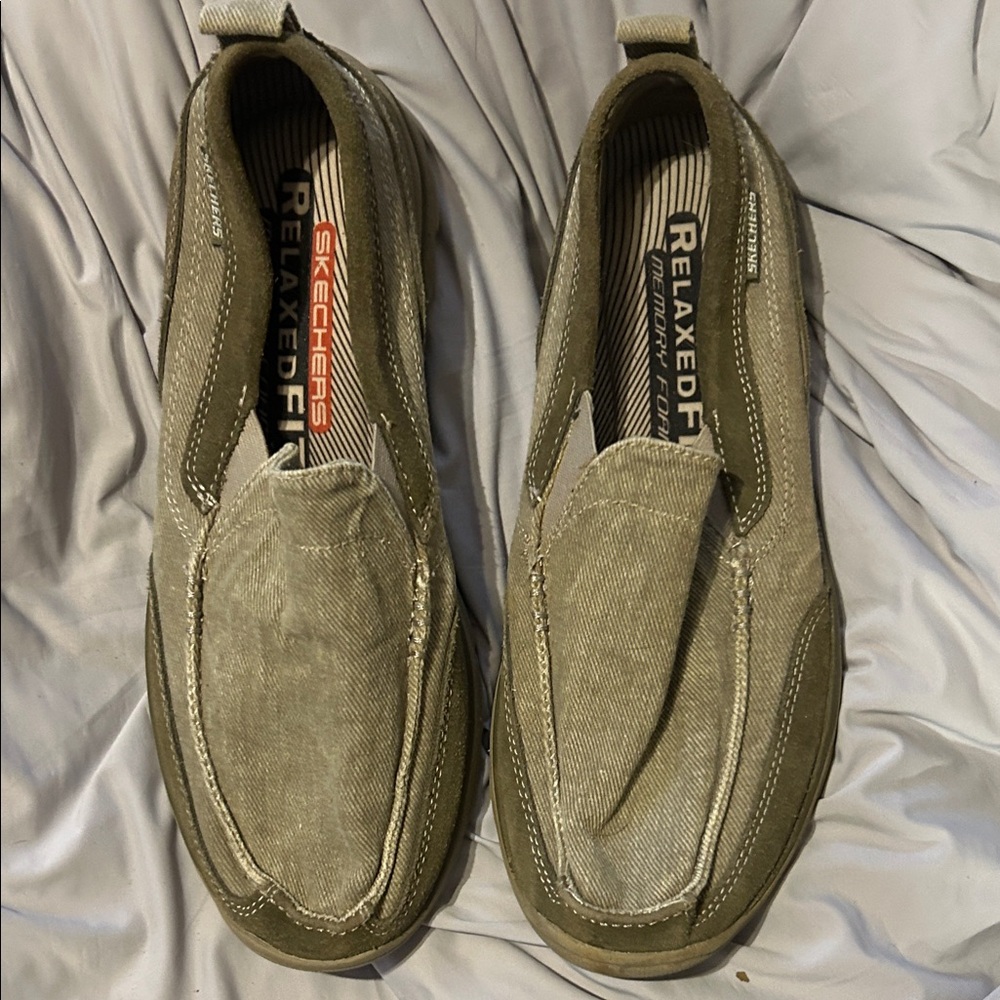 Skechers Men's Slip-On Loafers - Khaki